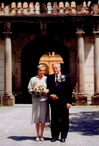 Wedding with his second wife