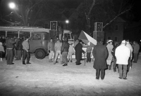 Ján Hollý - protests in Bardejov 1989