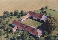 Aerial photo of the former Tučeks´ farm, which they sold after 2010