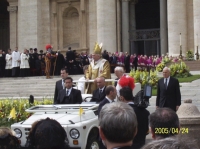 The inauguration of the Pope Benedict XVI., April 24, 2005