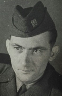 Emil Doboš during military service