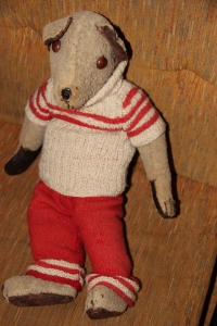 Cuddly bear - toy of Mrs. Veselá