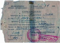 Tento cestovný lístok dostala mama Petra Svitáka počas návratu z koncentračného tábora.