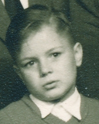 Pavel Tomek as a boy 