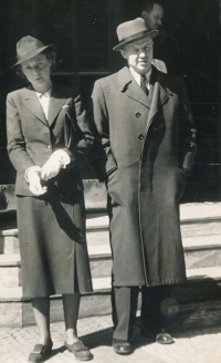 His parents in 1938