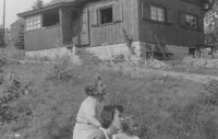 The family Strnad weekend house, these days Magdaléna Smělá's weekend house, the 1960s