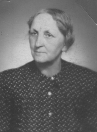 Grandmother Anna Bucháčková, late 1920s or early 1930s