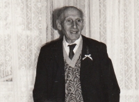 Otec Arnošt (Kohn) Kalenský v roce 1990