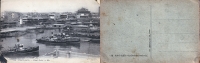 Legionářská pohlednice / Egypt / Port Said / Canal Docks