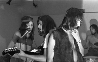The Hay-Straw event and concert of The Plastic People of the Universe, the Václav Špála Gallery, Prague, 1969