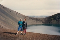 Monika Němcová in Island in 1995
