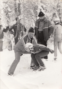 A training in Mostec, Slovenia, 1983