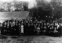 Rural wedding in Brittany; about 1940 