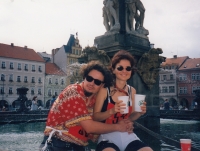 Monika Němcová with Radan Běhoun (90s of the 20th century)