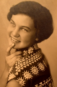 Bohumila Louková in 1955