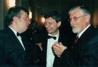 První Večer lidí dobré vůle na Velehradě 2000 – setkání s Jaroslavem Svěceným a Jiřím Pavlicou.