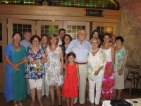 In 2015 Ladislav Šupka celebrated his seventy-fifth birthday in a group of his extended family.