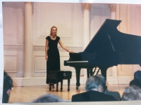 Elena Letnanova in Carnegie Hall, New York in 1992