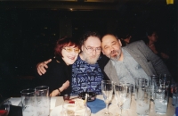 S Joskou Skalníkem a Johnem Bokem, kolem roku 2000