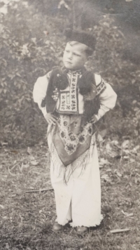 Karel Vacek as a small boy