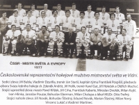 World Champions from Vienna 1977. František Kaberle Senior is standing second from the left in the second row