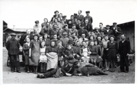 Company employees in 1947