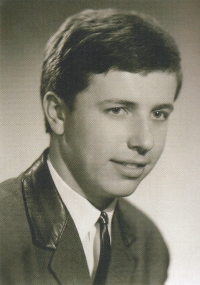 František Kaberle Senior during his studies at electrical-technical school