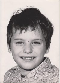 Lukáš Martin at the age of six