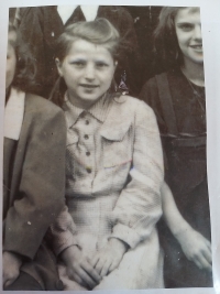 Františka Vlčková in her school years