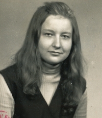 JIndra Lisalová during her university studies