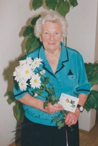 Ludmila Severinová celebrating her 86 birthday