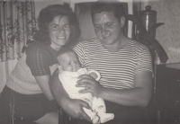 Emma, Karel and daughter Gabriele Marx, 1968