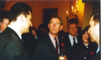 With the princ Charles in 2000