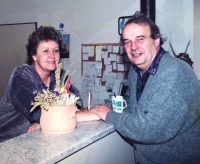 Married couple Fialas in 1990