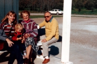 Šteklovi visiting their daughter Eva, Michigan, 1986