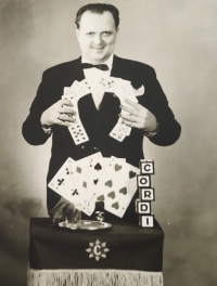 Vladimír Buček senior alias magician Cordi 