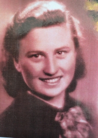 Maxmiliána Píšová in the 1950s 