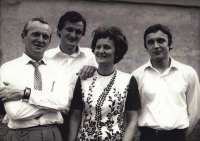 The Růžička family in the 1970s 
