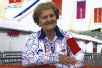 Věra Růžičková as a guest of honour at the 2012 London Olympics 

