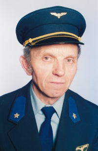 František Vomáčka in State Railways uniform in 1985