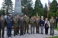 With other veterand celebrating in Ostrava