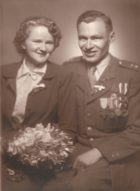 Wedding of Jan Plovajko in 1952