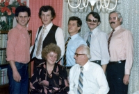 Parents and 5 brothers, Emil Sedlacko top row 2nd from left
