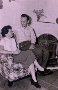 Václav Šulista with his wife Božena (1957)