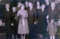 The wedding of Václav Šulista and Božena Fukova (1957)