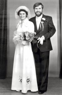 Wedding of Václav Bruna with Ludmila Babinská (1976) 