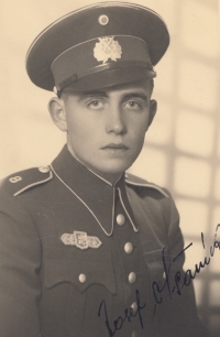 Father Josef Olšaník in the government army