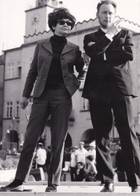 Stanislav Žalud a Božena Kostuchová, Nový Jičín, 1968