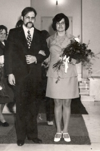 The wedding of the witness in 1973