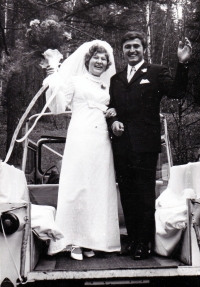 Jan Tichý / wedding  / 1973